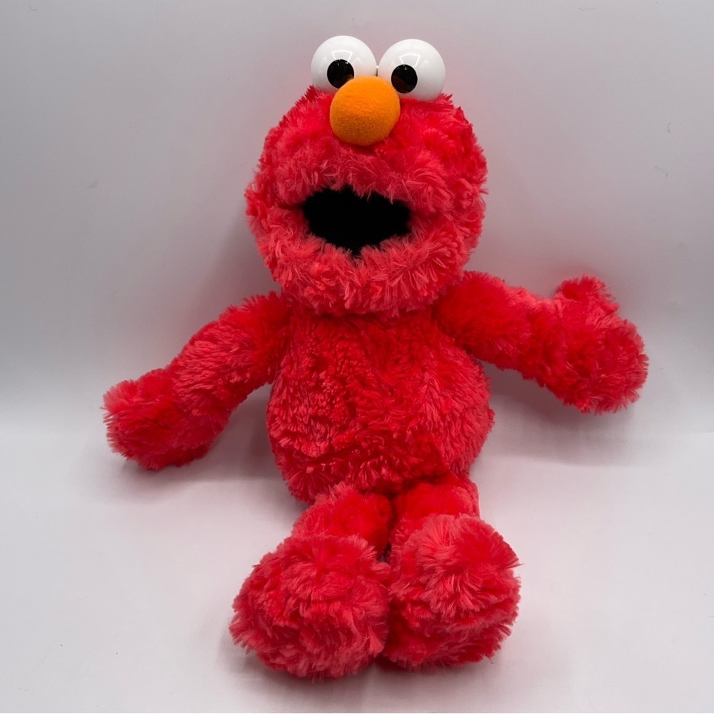 Elmo Stuffed Doll Toy 12” Toddlers Preschooler Sesame Street Character Plush Red